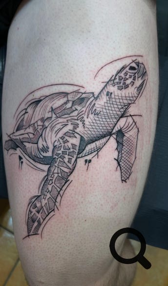 Schildkröte Tattoo