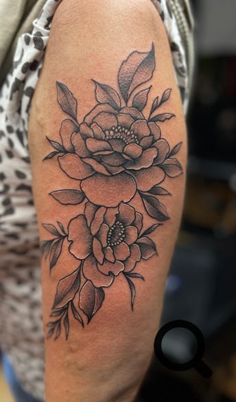 Blumen Tattoo
