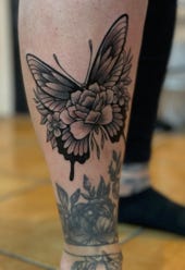 Schmetterling Tattoo